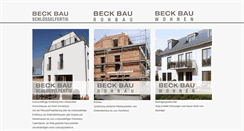 Desktop Screenshot of beck-bau.com